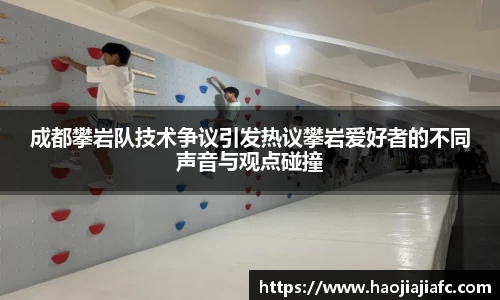 成都攀岩队技术争议引发热议攀岩爱好者的不同声音与观点碰撞